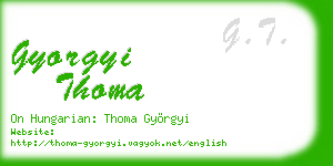 gyorgyi thoma business card